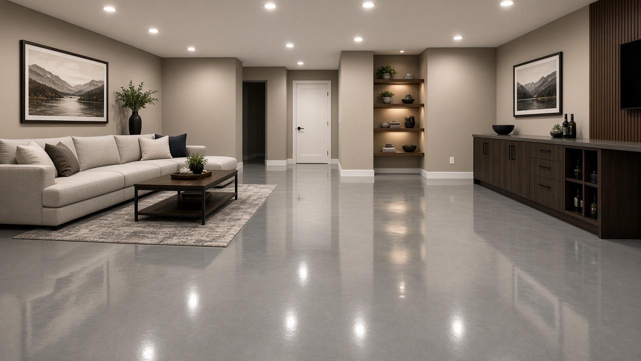 Basement Epoxy Flooring Kelowna